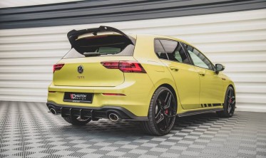 Накладка на центр заднего бампера Racing VW Golf 8 GTI Clubsport фото