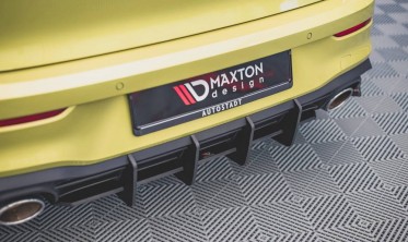 Центральна накладка на задній бампер Racing VW Golf 8 GTI Clubsport фото