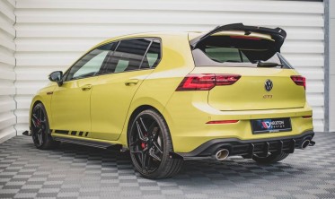 Комплект бічних накладок на задній бампер Racing VW Golf 8 GTI Clubsport фото