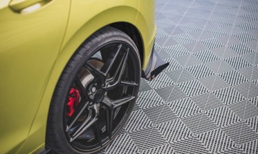 Комплект бічних накладок на задній бампер Racing VW Golf 8 GTI Clubsport фото