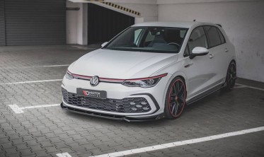 Диффузор переднего бампера + накладки Volkswagen Golf 8 GTI / R-Line фото