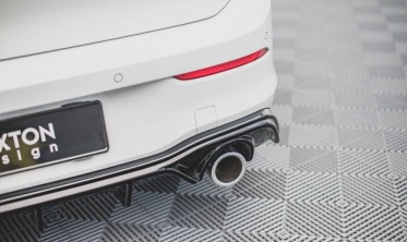 Тюнинговый диффузор на задний бампер VW Golf 8 GTI фото