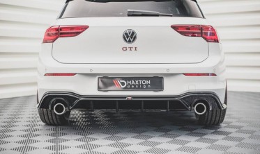 Тюнинговый диффузор на задний бампер VW Golf 8 GTI фото