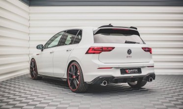 Тюнинговый диффузор на задний бампер VW Golf 8 GTI фото