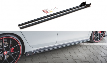 Боковые диффузоры + накладки на пороги VW Golf 8 GTI / GTI Clubsport / R-Line фото