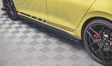 Бічні дифузори + накладки на пороги VW Golf 8 GTI/GTI Clubsport/R-Line фото