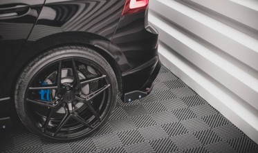 Боковые диффузоры + накладки на бампер VW Golf 8 R версия фото