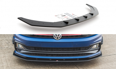 Накладка под передний бампер Racing Volkswagen Polo 6 GTI фото