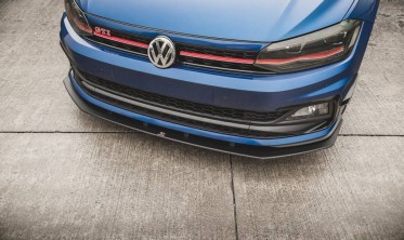 Накладка під передній бампер Racing Volkswagen Polo 6 GTI фото