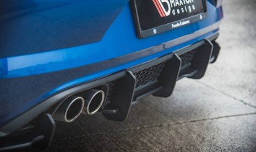 Накладка на задний бампер Racing Volkswagen Polo 6 GTI фото
