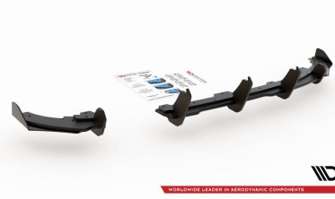 Дифузор + накладки на задній бампер Racing VW Polo 6 GTI фото