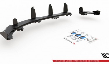 Дифузор + накладки на задній бампер Racing VW Polo 6 GTI фото