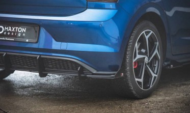 Дифузор + накладки на задній бампер Racing VW Polo 6 GTI фото