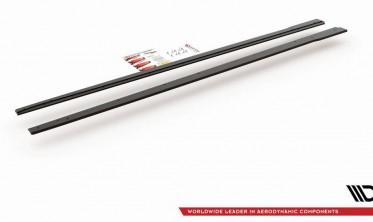 Накладки (лістви) під пороги Racing Volkswagen Polo 6 GTI фото