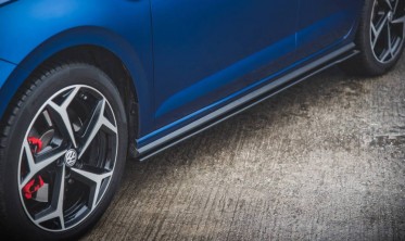 Накладки (лістви) під пороги Racing Volkswagen Polo 6 GTI фото