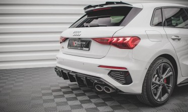 Дифузор заднього бампера Audi S3 8Y Sportback фото