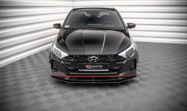 Тюнинговый передний диффузор Hyundai I20 MK3 N версия фото