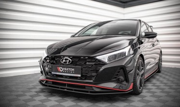 Тюнинговый передний диффузор Hyundai I20 MK3 N версия фото