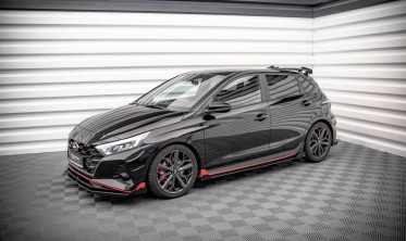 Тюнинговые диффузоры + накладки под пороги Hyundai I20 MK3 N фото