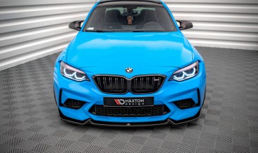 Накладка на передній бампер BMW M2 Competition F87 вар. 2 фото