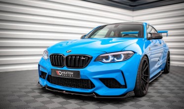 Накладка на передній бампер BMW M2 Competition F87 вар. 2 фото