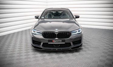 Накладка на передний бампер BMW M5 F90 рестайл вар. 1 фото