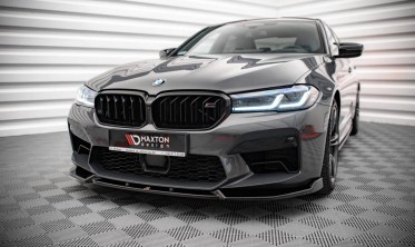 Накладка на передний бампер BMW M5 F90 рестайл вар. 1 фото