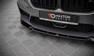 Накладка на передний бампер BMW M5 F90 рестайл вар. 1 фото