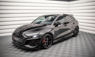 Листвы боковые Street pro под пороги Audi RS3 Sportback 8Y фото