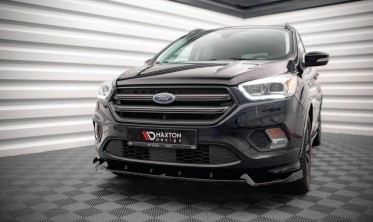 Тюнинговый диффузор на передний бампер Ford Escape MK3 ST-line вар. 2 фото