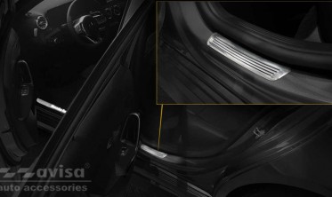 защитные накладки на порожки Mercedes A W177/ V177 фото
