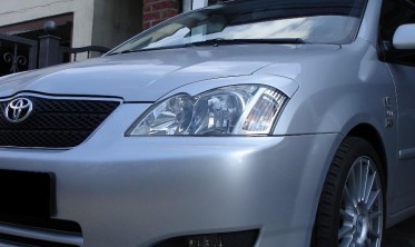 Реснички (тюнинг накладки на фары) Toyota Corolla E12 фото