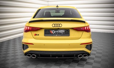 Центральний дифузор заднього бампера Audi S3 Sedan 8Y фото