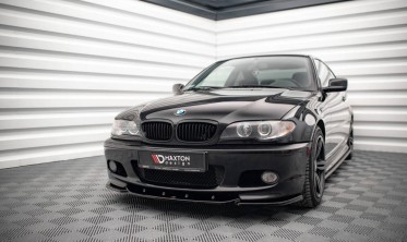 Тюнінгова накладка на передній бампер BMW 3 E46 Coupe М-пакет фото