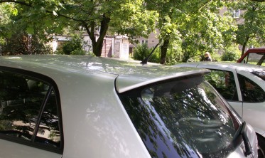Спойлер крышки багажника Toyota Corolla E12 хетчбек фото
