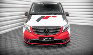 Накладка Maxton Design на передний бампер Mercedes Vito W447 FL фото