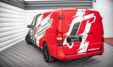 Тюнінговий дифузор заднього бампера Mercedes Vito W447 FL фото