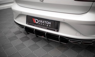 Центральний дифузор заднього бампера Street pro VW Arteon R рестайл фото