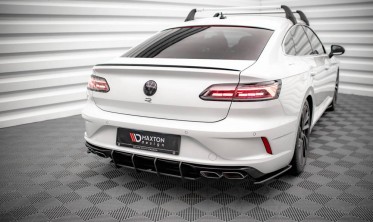 Центральний дифузор заднього бампера Street pro VW Arteon R рестайл фото
