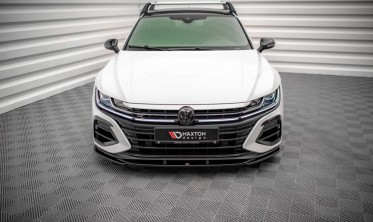 Тюнинговая накладка на передний бампер Volkswagen Arteon R рестайл фото