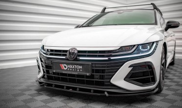 Тюнинговый спойлер под передний бампер VW Arteon R FL фото