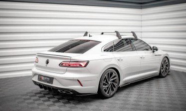 Центральный диффузор на задний бампер VW Arteon R рестайл фото