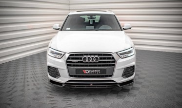 Тюнінг накладка на передній бампер Audi Q3 8U післярестайл S-line фото