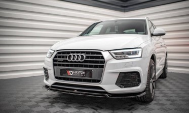 Тюнінг накладка на передній бампер Audi Q3 8U післярестайл S-line фото