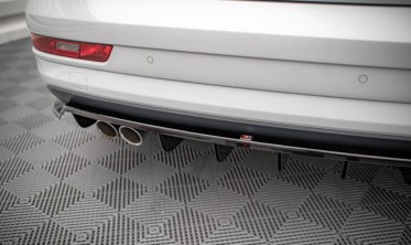 Диффузор на задний бампер Audi Q3 8U послерестайл версия S-line фото