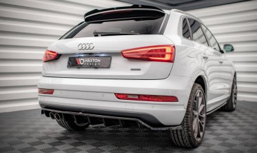 Диффузор на задний бампер Audi Q3 8U послерестайл версия S-line фото