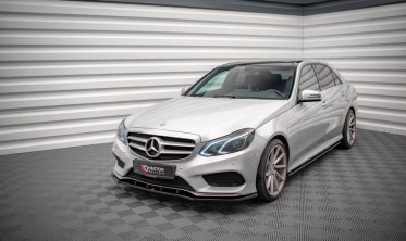 Тюнінг накладка під передній бампер Mercedes E W212 FL AMG-line фото
