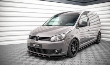 Тюнинг накладка на передний бампер VW Caddy MK3 рестайл фото