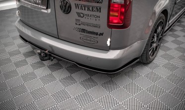 Дифузор заднього бампера VW Caddy MK3 рестайл фото