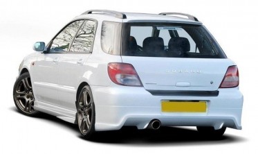 тюнінгова накладка на задній бампер Subaru Impreza mk2 WRX estate версія фото